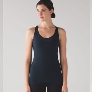 Lululemon Deep Breath Racerback Tank Top in Nocturnal Teal Size 10